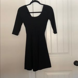 Casual black dress